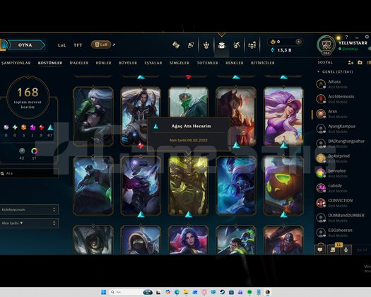 1 x VIP | 150-850 SKIN | MAİL DEĞİŞEN RANDOM