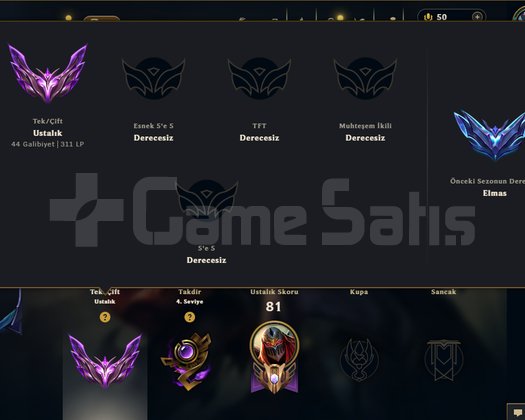 EUW HANDMADE 311LP 69 MAÇ 64 WR 16 KOSTÜMLÜ ACC