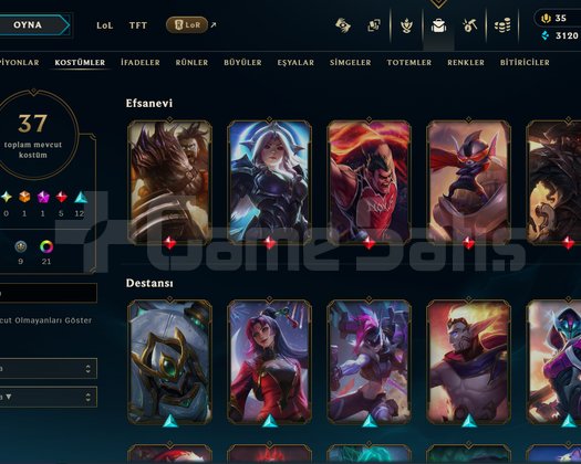 TR // PLAT 2 // 37 SKIN // GUNUN HESABI 5