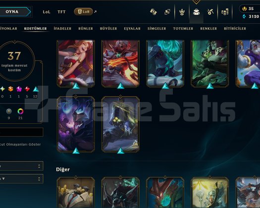 TR // PLAT 2 // 37 SKIN // GUNUN HESABI 5