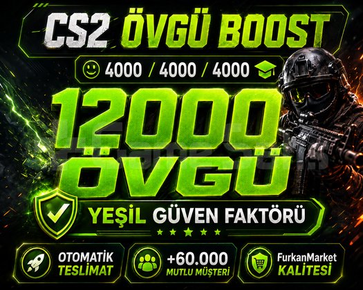Kırmızı Faktörlüler İçin | 12000 ÖVGÜ BOOST