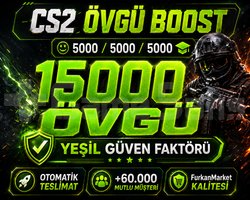 Kırmızı Faktörlüler İçin | 15000 ÖVGÜ BOOST