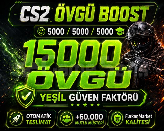 Kırmızı Faktörlüler İçin | 15000 ÖVGÜ BOOST