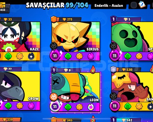 MEGA BO MEGA CROW  45433 KUPA BRAWL HESAP
