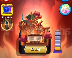 Max a yakın Clash Royale hesabı