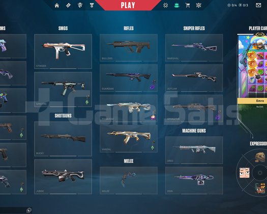 TR +30K VP / RGX KARAMBİT / 8 VANDAL  + YÜCELİK 1