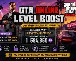 GTA ONLINE PS5 LEVEL BOOST