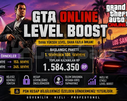 GTA ONLINE PS5 LEVEL BOOST