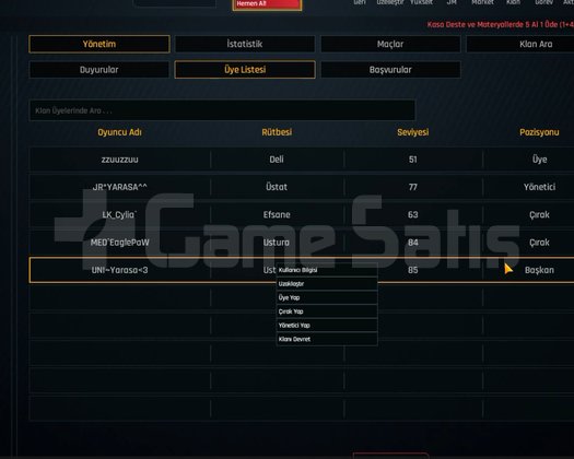 KLAN ÖZEL LOGULUYARI SINIRSIZ HESAP EKSTRALI FULL