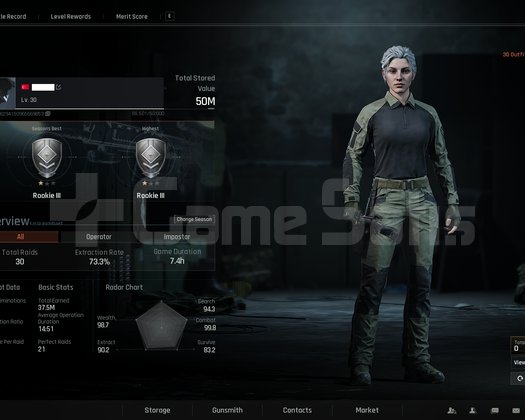 30 level 50 m value PC hesabı