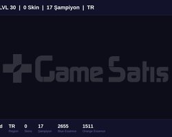 TR / 30 LVL + 0 SKİN + FRESH + MAİL DEĞİŞEN !!