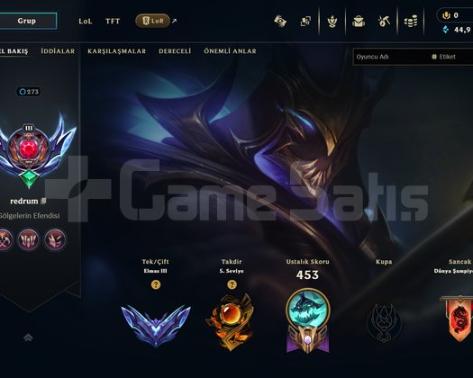 TR // GEÇEN SEZON GM //223 SKIN + TFT DRX ATROX