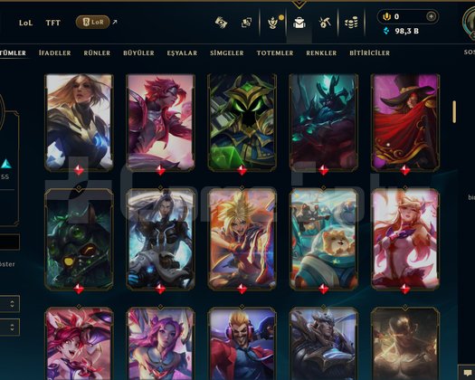 TR + 387 LVL + 144 KOSTÜM + 172 HERO + MAİL!