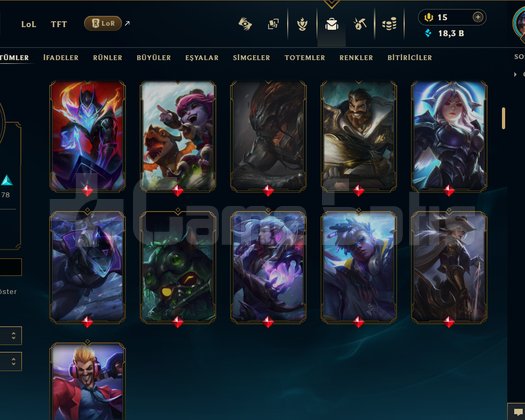 547 LVL + 154 KOSTÜM + 140 HERO + GOLD 2 + MAİL!