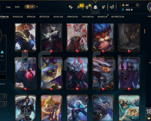 686 LVL + 235 KOSTÜM + 172 HERO + TEL / MAİL!