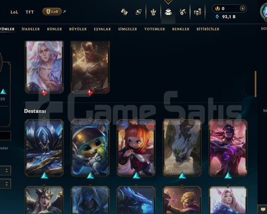 ZÜMRÜT 4 + 63 KOSTÜM + 160 HERO + 93K ÖZ + MAİL!