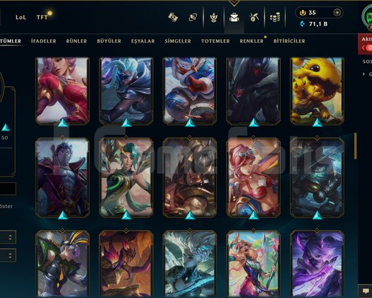 605 LEVEL / 97 SKİN / FUL HERO +MAİL +15K SATIŞ