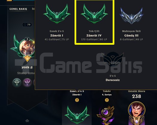 ZÜMRÜT 4 + 15 KOSTÜM + 115 HERO + 18K ÖZ + MAİL!