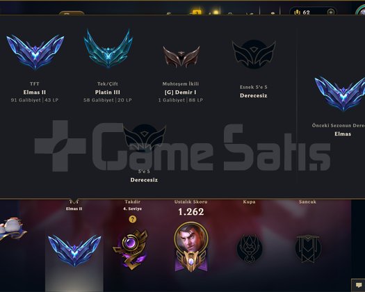 745 KOSTÜM 256K ÖZ 736 LVL EFSANE DOLU MAİL HESAP