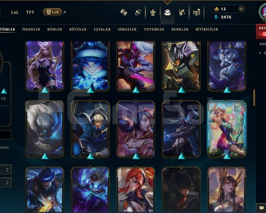 226 LEVEL / 107 SKİN / 172 HERO +MAİL +TELEFON