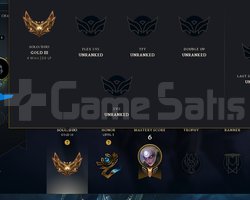 Euw Gold 3 29lp +30LP 4w 2l Fresh High MMR Hesap