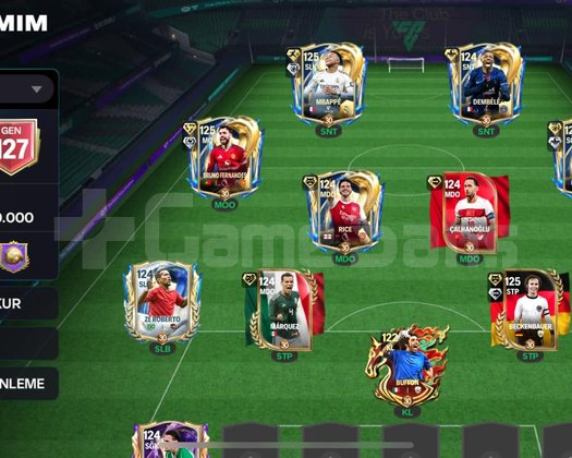 FC MOBİLE 127 gen Mükemmel Hesap