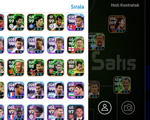 PREMIUM eFootball Mobile Hesabı | Tek Bağ Konami