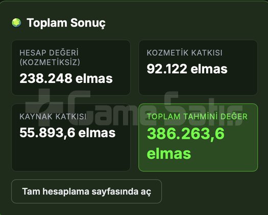 EFSANE HESAP SATILIK!!!