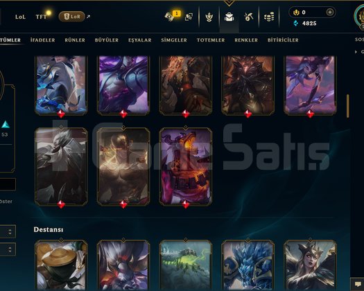 244 LEVEL / 101 SKİN / 133 HERO +MAİL +15K SATIŞ