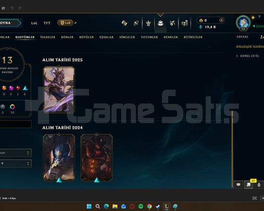 EUW / MASTER / TEMİZ HESAP