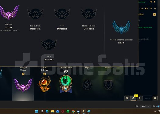 EUW / MASTER / TEMİZ HESAP