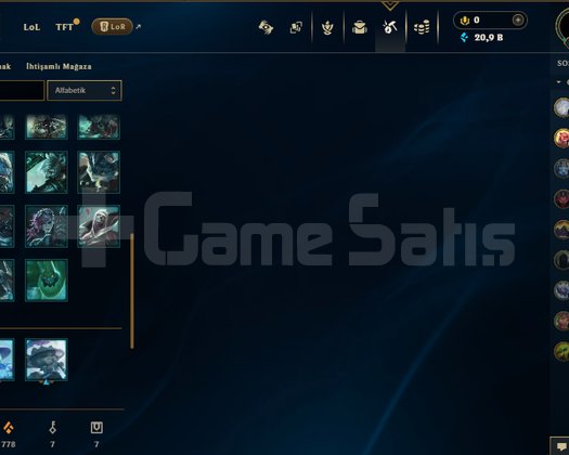 30 LVL + Organik kasılmış + Bol Kutu ve Şampiyonlu