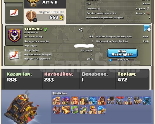 21 LEVEL | GÜZEL İSİMLİ KLAN | BAŞKENT 10 !!