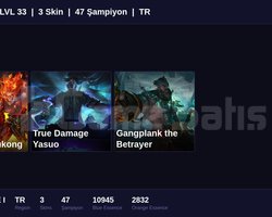 TR / 33 LVL + 3 SKİN + BRONZE I !!