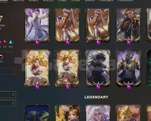 LOL DOLU HESAP VE CHAMPIONS 2021 SKİN