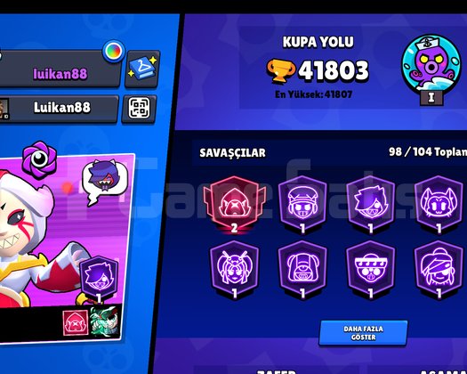 Brawl stars acil satilik hesap