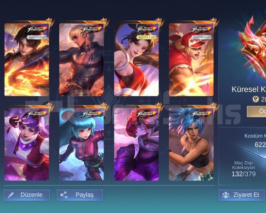 8 LEGEND KOFF KOSTÜMLERİNİN HEPSİ !!