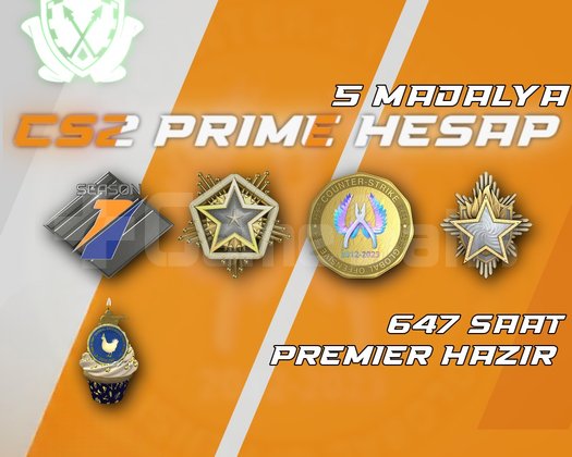 5 Madalya + 647 Saat + PREMIER HAZIR