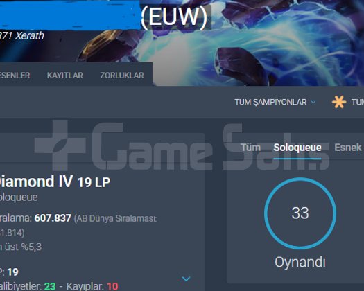 EUW / DIAMOND 4 / 70WR / +27LP -13LP /HANDMADE