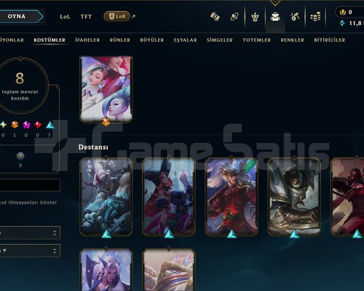 TR // GOLD 1 70 WR// 10SKIN // GUNUN HESABI 1