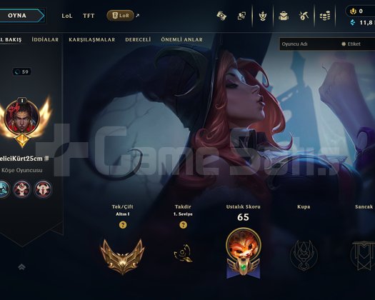 TR // GOLD 1 70 WR// 10SKIN // GUNUN HESABI 1
