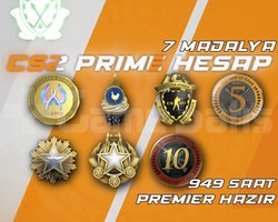 ANINDA TESLIM 7 Madalya + 949 Saat + PREMIER HAZIR