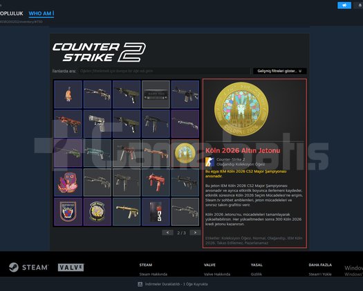 DOLU STEAM HESABI VE CS2 FACEİT VAR
