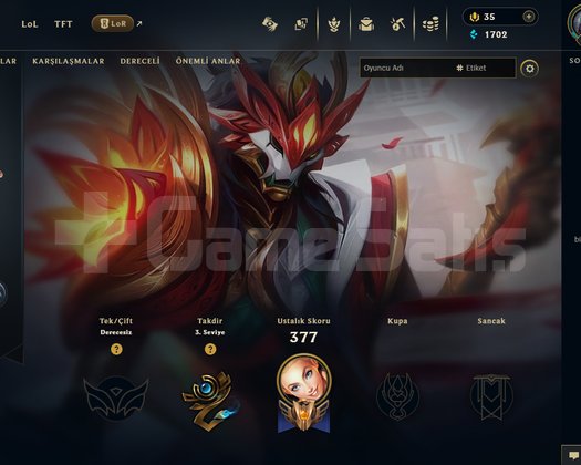 TR Unranked | 39 Kostüm - 96 Hero | Ranked Ready