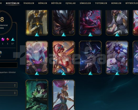 TR Unranked | 28 Kostüm - 72 Hero | Ranked Ready