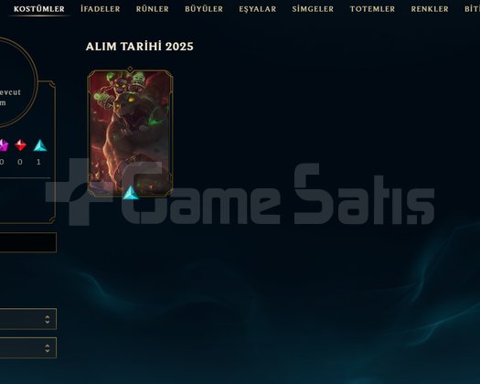 EUW Demir 1 | 1 Kostüm - 33 Hero | LoL