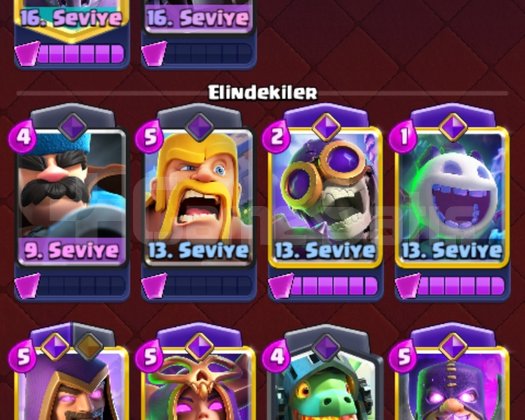 Clash Royale Çok Güçlü Hesap  Kral Seviye 16