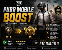 PUBG MOBİLE RANK BOOST UYGUN FİYAT HIZLI TESLİM
