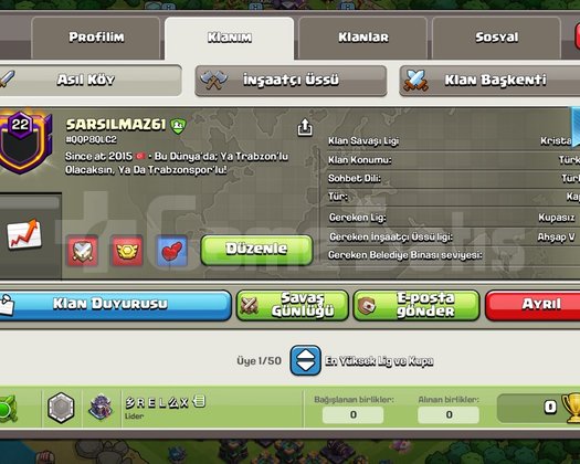 TRABZONLULARA OZEL SARSILMAZ61 İSİMLİ UCUZ KLAN