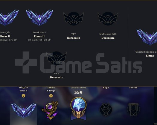EUW DIAMOND 2 75 LP FULL KARAKTER BEDAVA HESAP